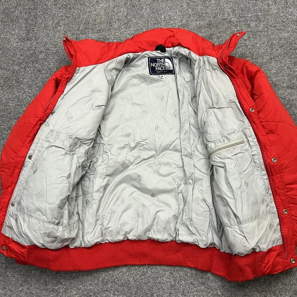Vintage The North Face Jacket Mens Medium Red Puffer Insulated Made USA 90s